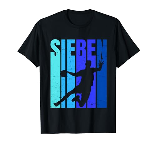 7. Geburtstag Junge Handball - Siebter Geburtstag Jungs T-Shirt von 7 Geburtstag Junge Geschenke & Co.