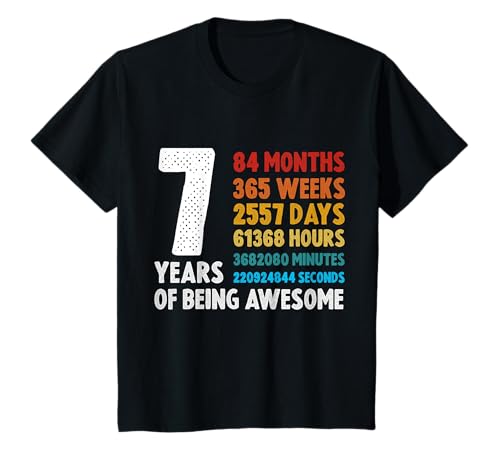 7. Geburtstag Geschenke Mädchen Jungen 7 Jahre Mathe Rechnen T-Shirt 7. Geburtstag Geschenke Mädchen Jungen 7 Jahre Mathe Rechnen T-Shirt von 7 Geburtstag Mädchen Junge Mathematik Geschenke