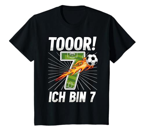 Kinder Toor Ich Bin 7 Lustig 7.Geburtstag Fußball Junge 7 Jahre T-Shirt Kinder Toor Ich Bin 7 Lustig 7.Geburtstag Fußball Junge 7 Jahre T-Shirt von 7 Jahre Geburtstag Fußball Junge