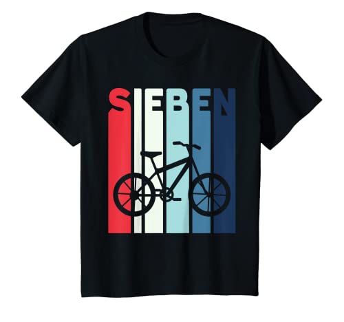 Kinder Sieben 7 Jahre Jungen Geburtstag Fahrrad Rad Kinderfahrrad T-Shirt Kinder Sieben 7 Jahre Jungen Geburtstag Fahrrad Rad Kinderfahrrad T-Shirt von 7 Jahre Junge Geburtstag Jungs