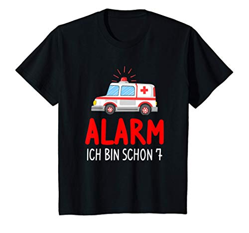 Kinder 7 Geburtstag 7 Jahre Krankenwagen Geschenk Jungen Mädchen T-Shirt von 7 Jahre Rettungswagen 7 Geburtstag Geschenkidee