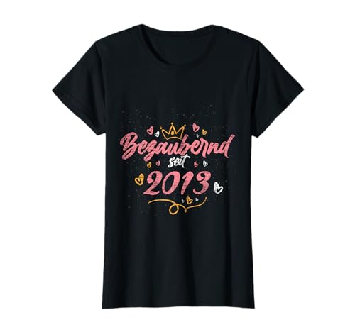 Bezaubernd seit 2013 Geschenk Mädchen 10. Geburtstag T-Shirt Bezaubernd seit 2013 Geschenk Mädchen 10. Geburtstag T-Shirt von 10 Jahre alt Geburtstag Geschenk Frauen 2013