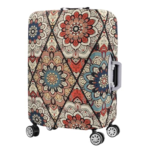 7-Mi Reise Trolley Case Cover Protector Koffer Abdeckung 19"-20" Trolley Fall Gepäckaufbewahrung Abdeckungen für Männer Frauen, Retro von 7-Mi