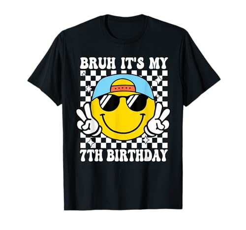 Bruh, es ist Mein 7. Geburtstag, 7 Jahre, Geburtstag, Jungen, Mädchen T-Shirt Bruh, es ist Mein 7. Geburtstag, 7 Jahre, Geburtstag, Jungen, Mädchen T-Shirt von 7 Year Old Birthday Gifts