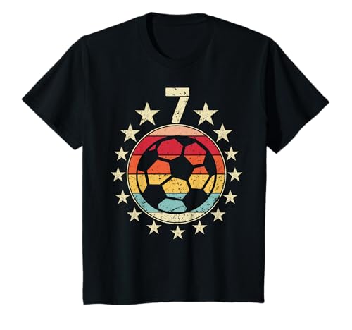 7. Geburtstag, Fußball, 7. Geburtstag, Junge und Mädchen T-Shirt von 7 Years Old Birthday Soccer Lovers