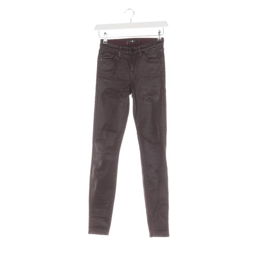 7 for all mankind Jeans Skinny W24 Bordeaux von 7 for all mankind