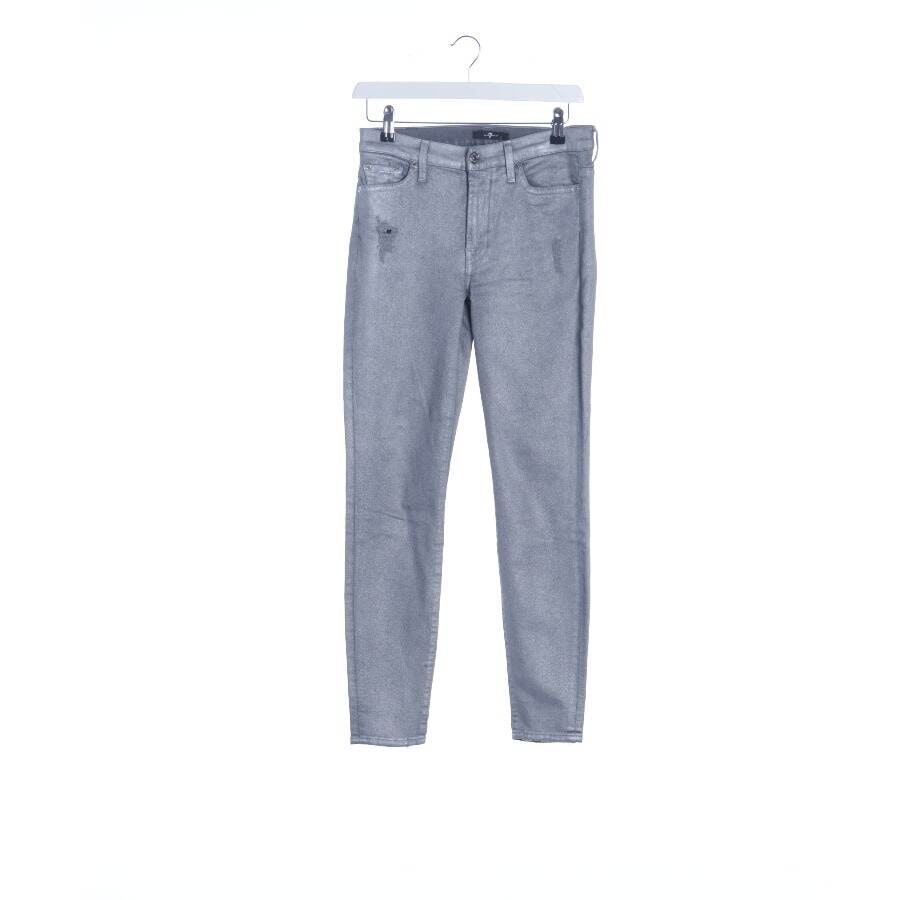 7 for all mankind Jeans Skinny W27 Silber von 7 for all mankind