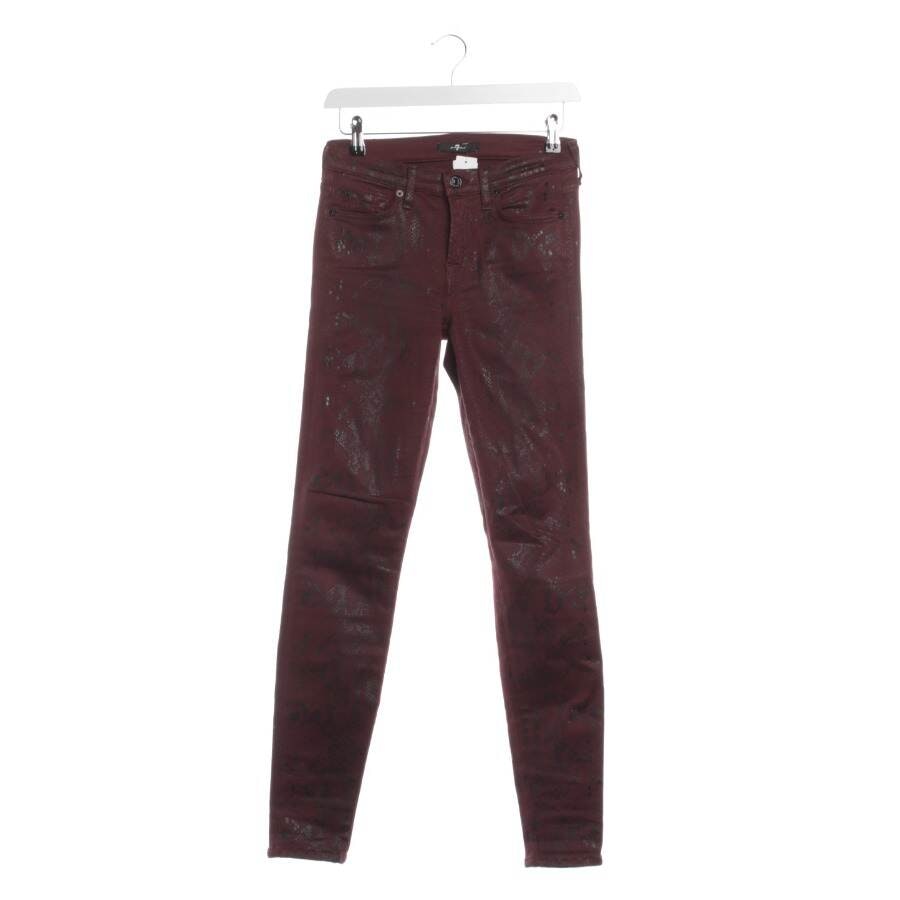 7 for all mankind Jeans Skinny W27 Bordeaux von 7 for all mankind