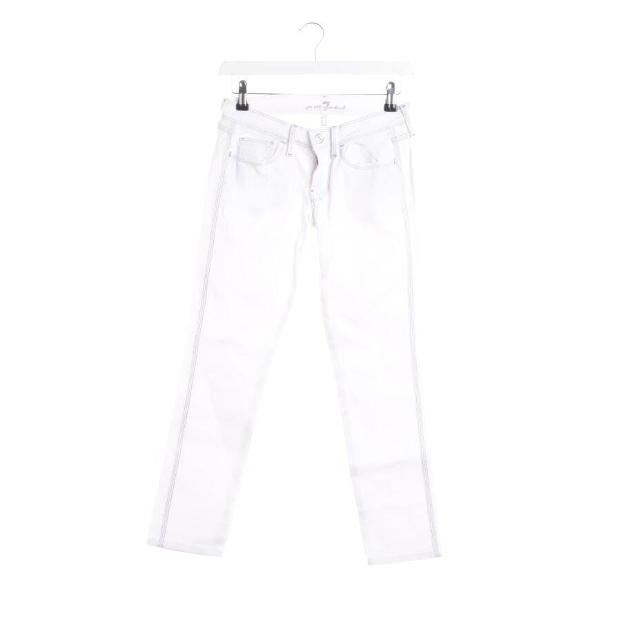 7 for all mankind Jeans Slim Fit W24 Weiß von 7 for all mankind