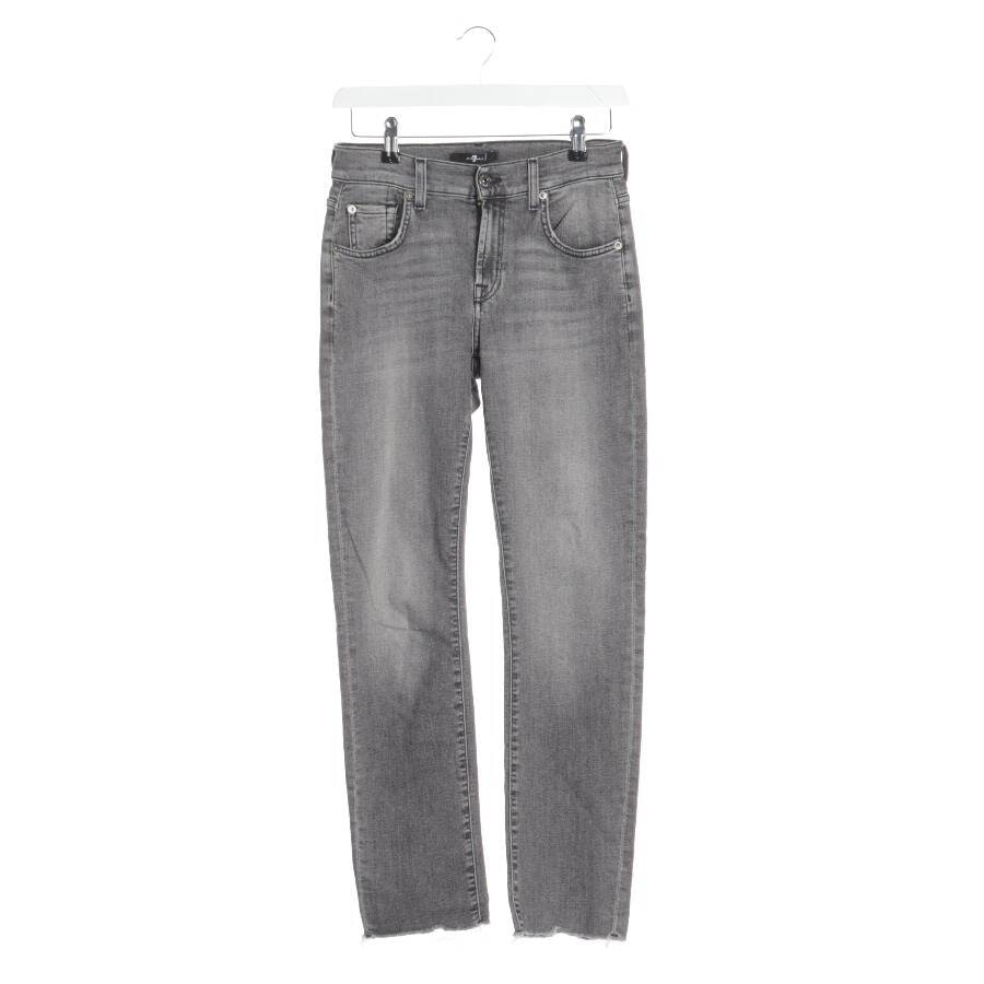 7 for all mankind Jeans Straight Fit W24 Hellgrau von 7 for all mankind