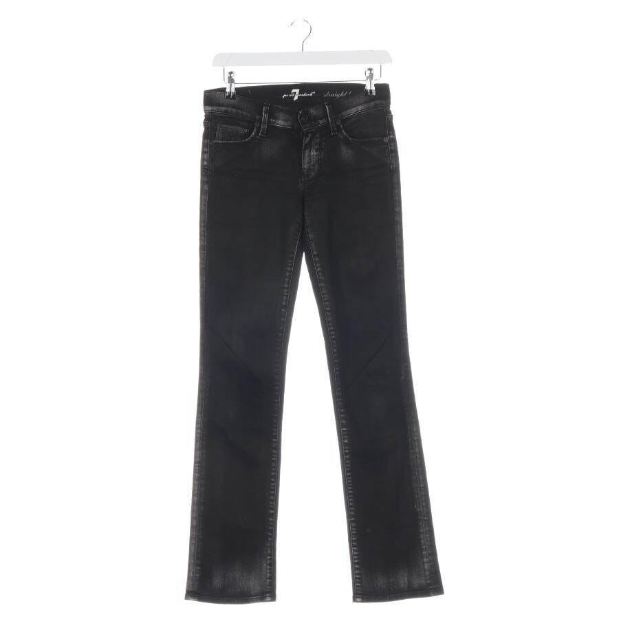 7 for all mankind Jeans Straight Fit W24 Schwarz von 7 for all mankind