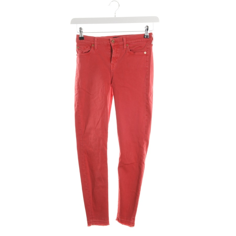 7 for all mankind The Skinny Crop Skinny Jeans W26 Rot von 7 for all mankind