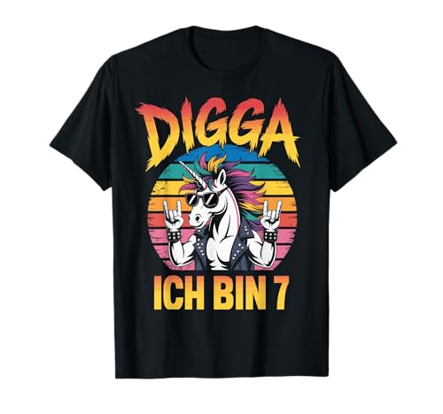 7. Geburtstag Geschenk Junge Mädchen 7 Jahre Lustig Spruch T-Shirt von 7. Geburtstag Geschenk Spruch Lustig 7 Jahre