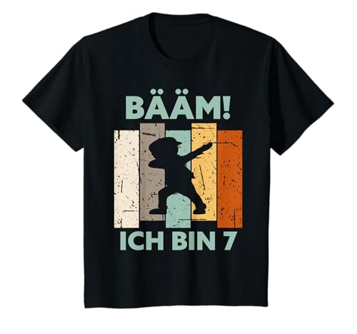 Bääm! Ich bin 7 Sieben Jahre Junge 7. Geburtstag Mädchen T-Shirt Bääm! Ich bin 7 Sieben Jahre Junge 7. Geburtstag Mädchen T-Shirt von 7. Geburtstag Geschenke & Geburtstagsshirt