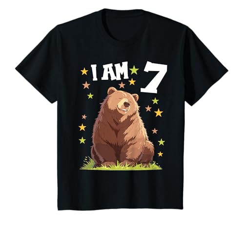 Kinder 7 Jahre alt Bären Bär 7. Geburtstag T-Shirt von 7.Geburtstag Bären Bär Shop