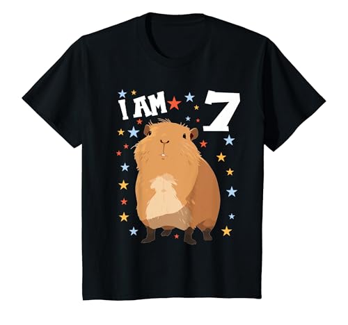 Kinder 7 Jahre alt Capybaras Capybara 7. Geburtstag T-Shirt Kinder 7 Jahre alt Capybaras Capybara 7. Geburtstag T-Shirt von 7.Geburtstag Capybaras Capybara Shop