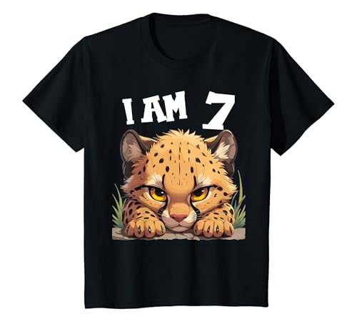 Kinder 7 Jahre alt Geparde Gepard 7. Geburtstag T-Shirt Kinder 7 Jahre alt Geparde Gepard 7. Geburtstag T-Shirt von 7.Geburtstag Geparde Gepard Shop