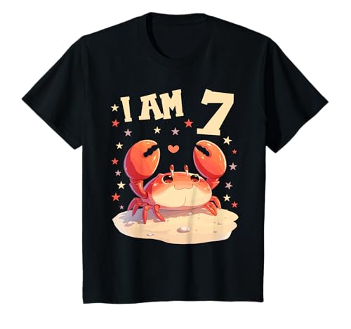 Kinder 7 Jahre alt Krabben Krabbe 7. Geburtstag T-Shirt Kinder 7 Jahre alt Krabben Krabbe 7. Geburtstag T-Shirt von 7.Geburtstag Krabben Krabbe Shop