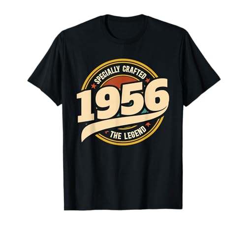 Vintage 70 Jahre Jahrgang 1956 Legende Geburtstag Männer T-Shirt von 70 Jahre Mann Geburtstag Jahrgang 1956 Ideen