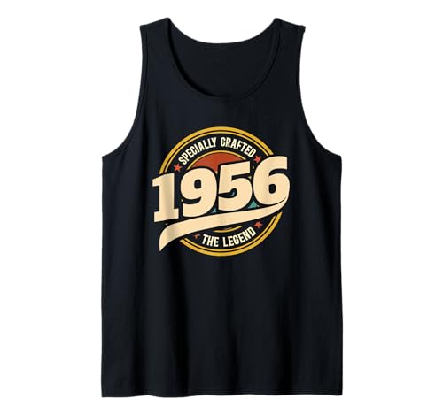 Vintage 70 Jahre Jahrgang 1956 Legende Geburtstag Männer Tank Top von 70 Jahre Mann Geburtstag Jahrgang 1956 Ideen