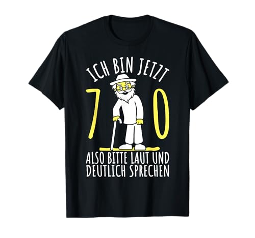 70er Geburtstag Mann, Ich bin 70. Geburtstag lustig Herren T-Shirt 70er Geburtstag Mann, Ich bin 70. Geburtstag lustig Herren T-Shirt von 70 Jahre alt - 70ter Geburtstag Geschenk m/w