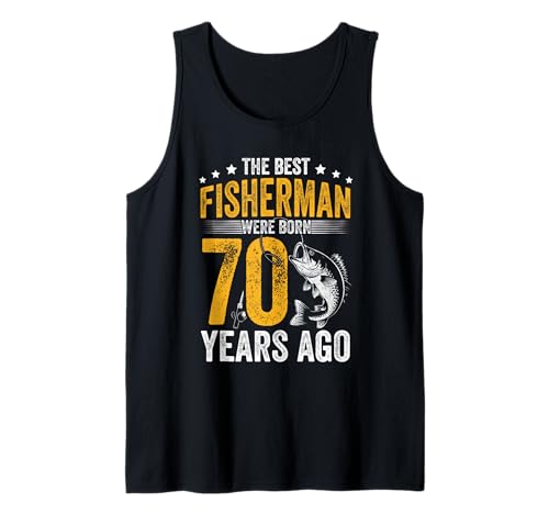 Herren DIE BESTEN Angler WURDEN VOR 70 Jahren GEBOREN Tank Top Herren DIE BESTEN Angler WURDEN VOR 70 Jahren GEBOREN Tank Top von 70 Jahre alter Fischer