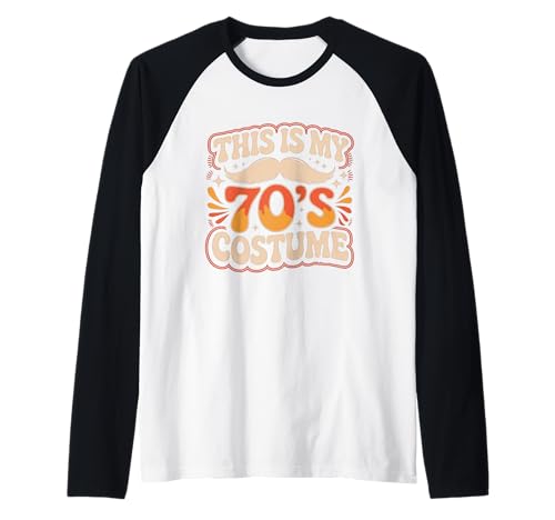 Das ist Mein 70er-Jahre-Kostüm in 70er-Jahre-Stile für Herren, Disco, 1970er-Jahre Raglan Das ist Mein 70er-Jahre-Kostüm in 70er-Jahre-Stile für Herren, Disco, 1970er-Jahre Raglan von 70`s Disco Outfit For Men & Women Co.