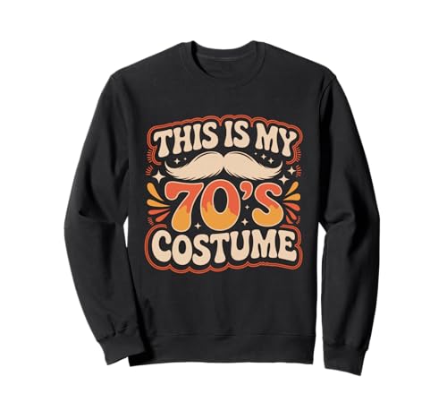 Das ist Mein 70er-Jahre-Kostüm in 70er-Jahre-Stile für Herren, Disco, 1970er-Jahre Sweatshirt von 70`s Disco Outfit For Men & Women Co.