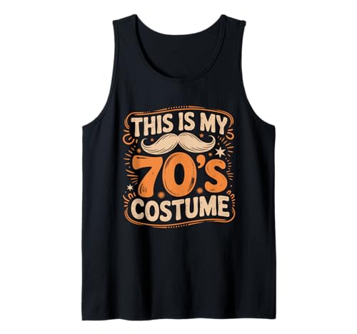 Das ist Mein 70er-Jahre-Kostüm in 70er-Jahre-Stile für Herren, Disco, 1970er-Jahre Tank Top Das ist Mein 70er-Jahre-Kostüm in 70er-Jahre-Stile für Herren, Disco, 1970er-Jahre Tank Top von 70`s Disco Outfit For Men & Women Co.