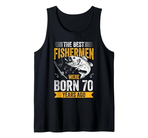 Herren DIE BESTEN Fischer WURDEN VOR 70 Jahren GEBOREN Tank Top Herren DIE BESTEN Fischer WURDEN VOR 70 Jahren GEBOREN Tank Top von 70. Geburtstag Angeln