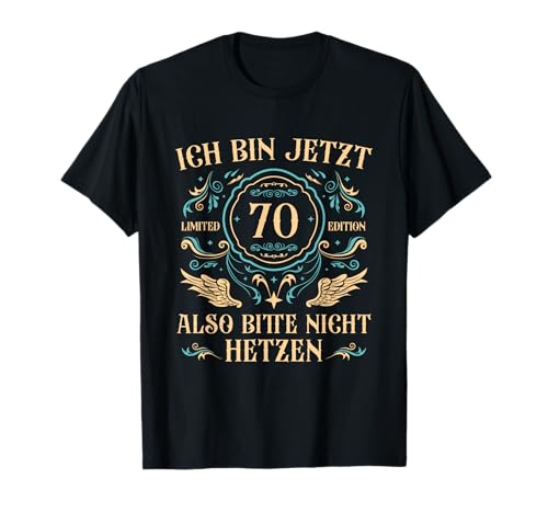 Herren 70 Jahre alt 70er Papa 70. Geburtstag T-Shirt von 70. Geburtstag Männer Zubehör