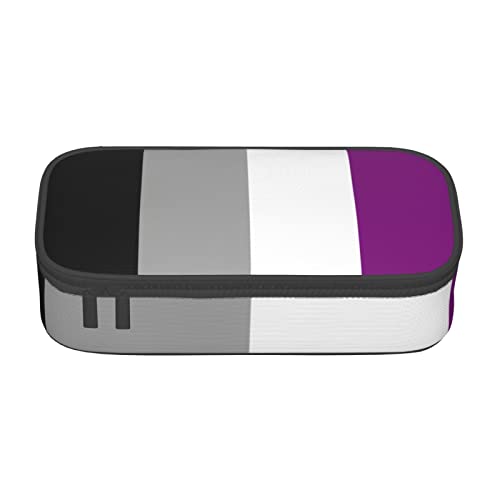 702 Bleistift Beutel Asexuelle Stolzflagge LGBTQ Federtasche Strapazierfähig Pencil Case Praktischem Federmappe Für Damen Schule College von 702