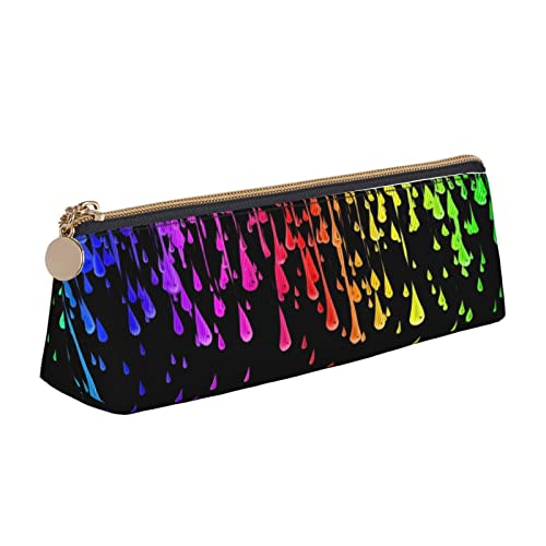 702 Bleistift Beutel Glow In Dark Splatter Neon Mäppchen Strapazierfähig Pencil Case Stylisches Briefpapier Tasche Für Erwachsene Damen Kinder von 702