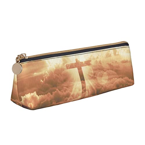 702 Bleistiftetui Christentum Kreuz Jesus Federtasche Strapazierfähig Briefpapier Tasche Erweiterbar Stiftemappe Für Jungen Teenager Geschenk von 702