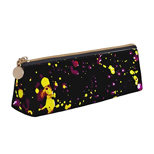 702 Bleistifttasche Glow In Dark Splatter Neon Bleistift Tasche Premium Federmäppchen Mit Reißverschluss Briefpapier Tasche Für Teenager Büro Kinder von 702