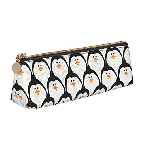 702 Federmappe Süßer Pinguin Bleistiftetui Tragbar Bleistift Tasche Strapazierfähig Pencil Case Für Büro College-Studenten Mädchen von 702