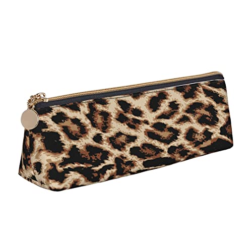 702 Stiftetasche Lustiger Leoparden-Tierdruck Briefpapier Tasche Stylisches Stiftemappe Tragbar Federmappe Für Unisex College Erwachsene von 702