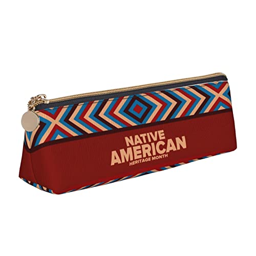 702 Stiftetasche Monat des Indigenen Erbes Der Amerikanischen Ureinwohner. Indigener Stolz Federmappe Erweiterbar Stifthalter Mit Reißverschluss Bleistift Tasche Für Unisex College-Studenten von 702