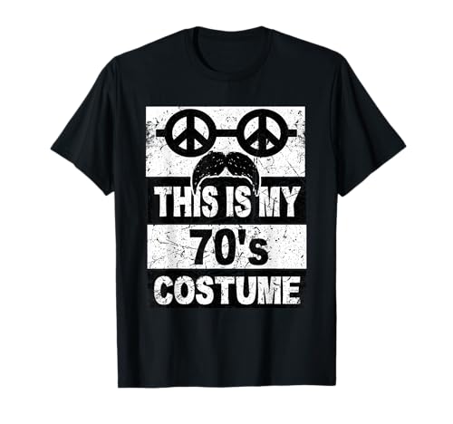Retro This is My 70er Jahre Kostüm T-Shirt Herren Damen Outfit Thema T-Shirt Retro This is My 70er Jahre Kostüm T-Shirt Herren Damen Outfit Thema T-Shirt von 70s Costume 70 Styles Men 70's Disco 1970s Party