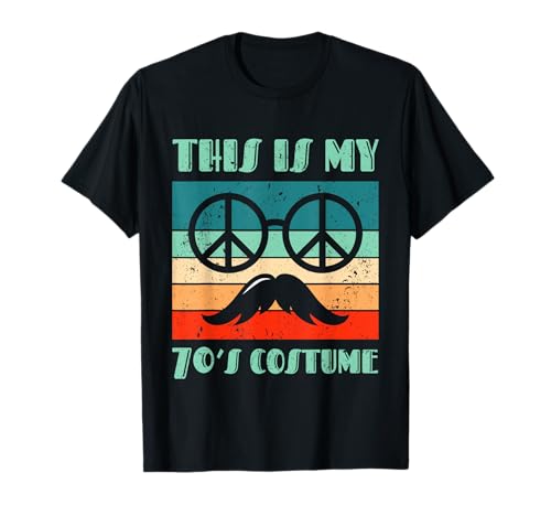 Das ist mein 70er-Jahre-Kostüm, Peace, Herren, 70er-Jahre, Disco, 1970er T-Shirt von 70s & Unique Gifts
