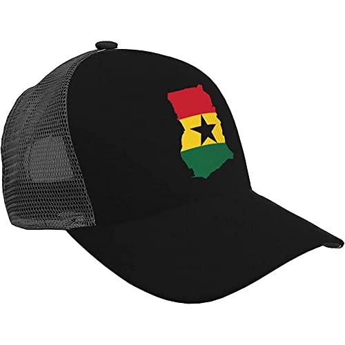 716 Baseballkappe Ghana-Flaggenkarte Snapback Cap Verstellbare Baseball Kappe Atmungsaktiv Dad Hat Für Athletic Sport Ausflug von 716