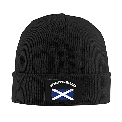 716 Klassische Beanie Mütze Schottland-Flagge Kopfbedeckung Modische Wintermütze Weichem Herren Strickmütze Für Erwachsene Outdoor Sports Männer von 716