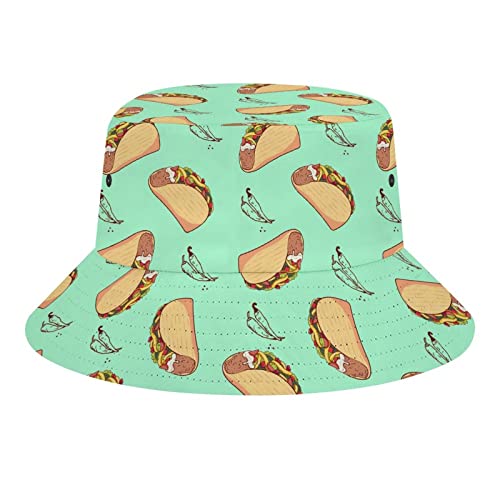 716 Wanderhut Burrito-Tortilla-Taco-Essen Outdoor Hut Komfortables Angeln Fischerhut Mode Reisen Bucket Hüte von 716