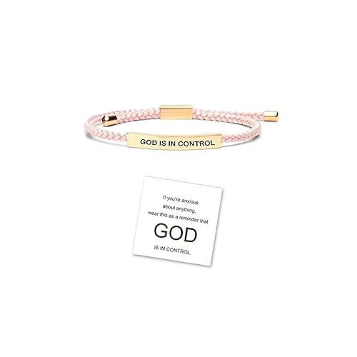 72ore Armband mit Aufschrift "God is in Control", inspirierendes Geschenk für Frauen, geflochtenes String-Armband, Gott ist in Kontrolle, Schmuckgeschenke, Legierung, Kein Edelstein 72ore Armband mit Aufschrift "God is in Control", inspirierendes Geschenk für Frauen, geflochtenes String-Armband, Gott ist in Kontrolle, Schmuckgeschenke, Legierung, Kein Edelstein von 72ore