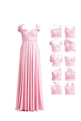 72styles Infinity Kleid mit Bandeau Brautjungfernkleid Multi-Way Kleid Lang Übergröße Convertible Twist Wickelkleid von 72styles