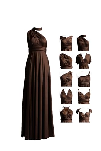 72styles Infinity Kleid mit Bandeau Brautjungfernkleid Multi-Way Kleid Lang Übergröße Convertible Twist Wickelkleid von 72styles