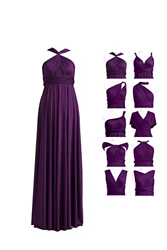 72styles Infinity Kleid mit Bandeau Brautjungfernkleid Multi-Way Kleid Lang Übergröße Convertible Twist Wickelkleid von 72styles