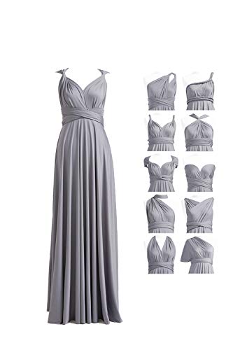 72styles Infinity Kleid mit Bandeau Brautjungfernkleid Multi-Way Kleid Lang Übergröße Convertible Twist Wickelkleid von 72styles