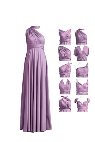 72styles Infinity Kleid mit Bandeau Brautjungfernkleid Multi-Way Kleid Lang Übergröße Convertible Twist Wickelkleid von 72styles