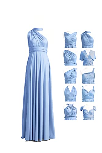 72styles Infinity Kleid mit Bandeau Convertible Brautjungfernkleid Lang Übergröße Multi-Way Kleid Twist Wickelkleid von 72styles
